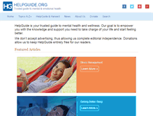 Tablet Screenshot of helpguide.org