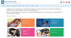 Desktop Screenshot of beta.helpguide.org