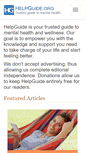 Mobile Screenshot of beta.helpguide.org